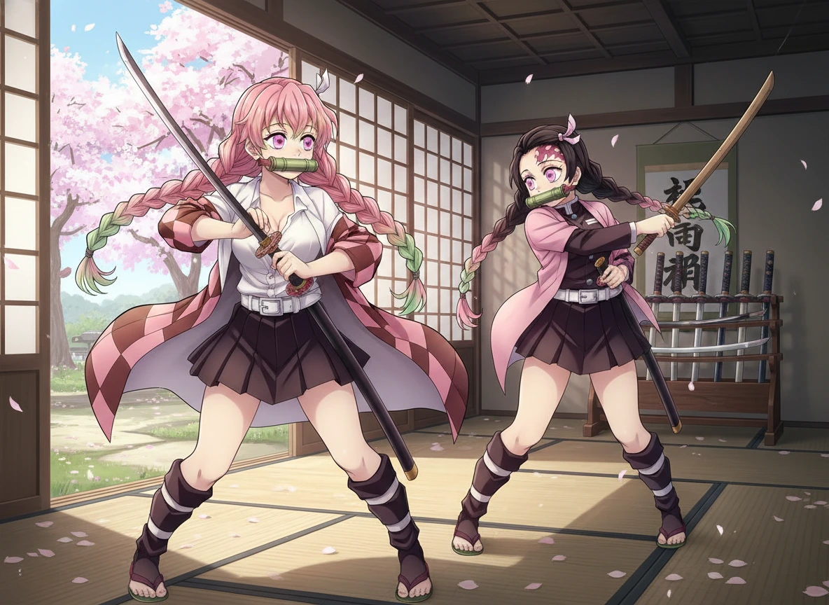 AI anime image upscaler demon slayer