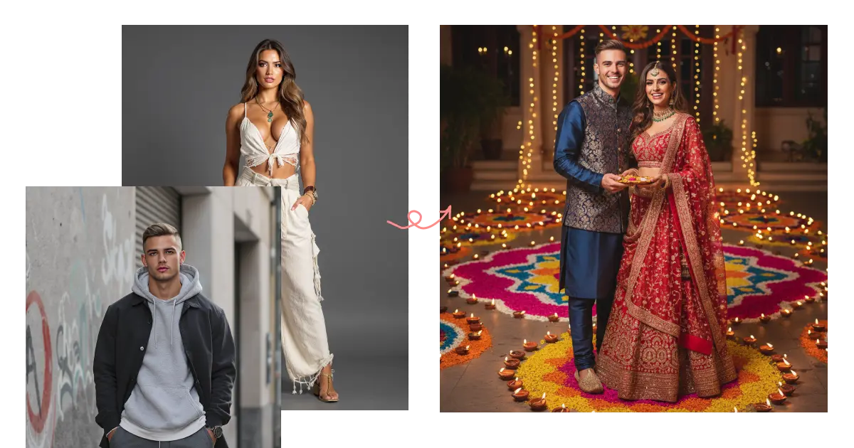 Private and instant AI couple photo generation