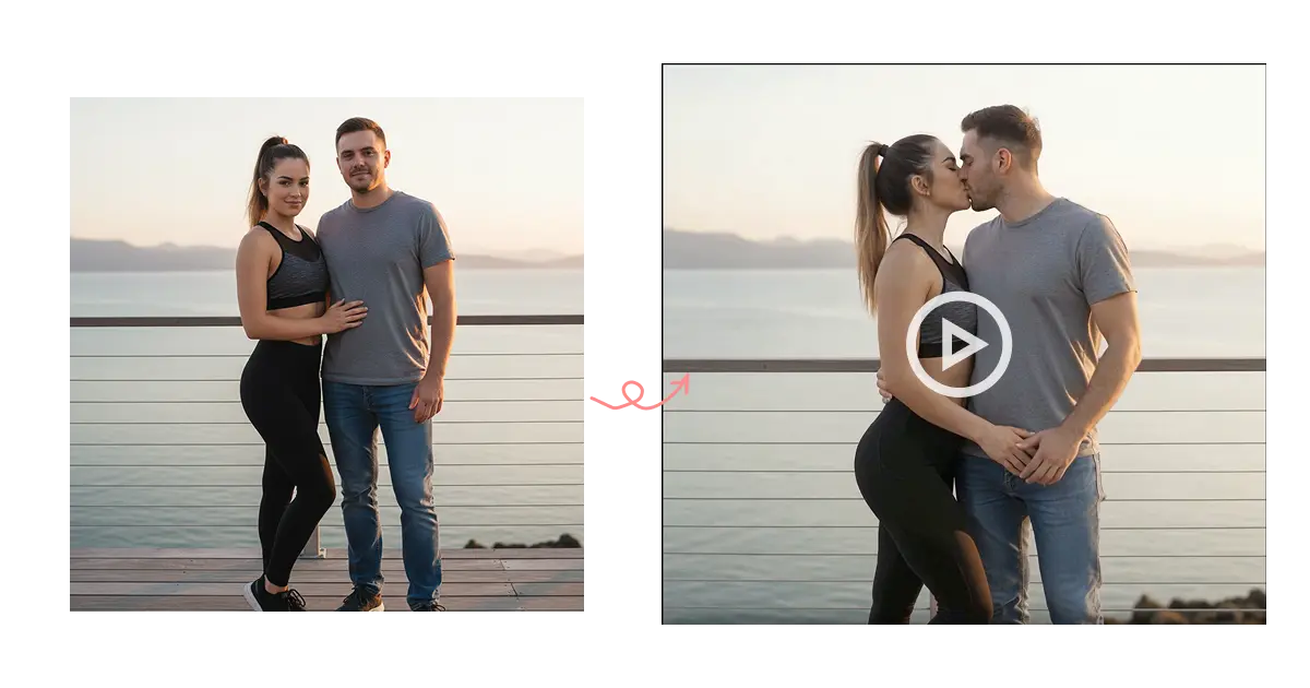 AI romantic animation motion