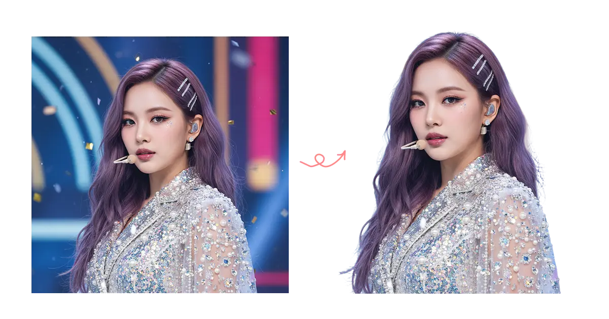 AI background remover for product images