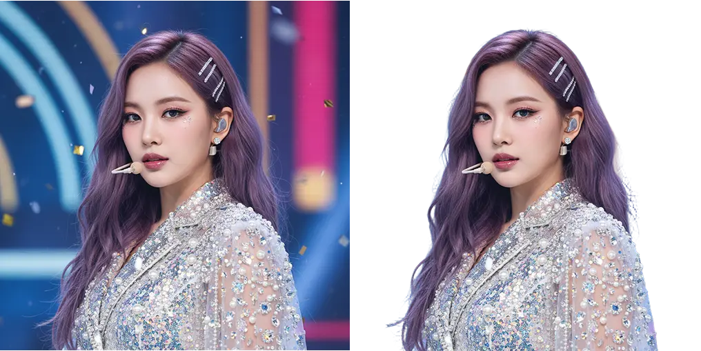 background removed kpop idol