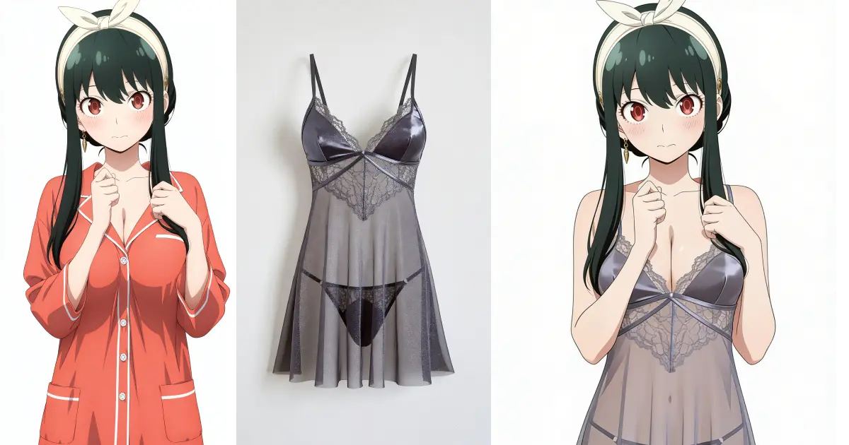 Anime character recreated in a new pose