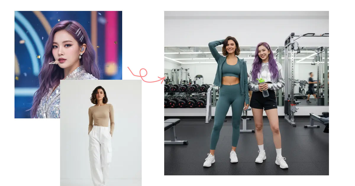 Generate free AI celebrity elevator photos