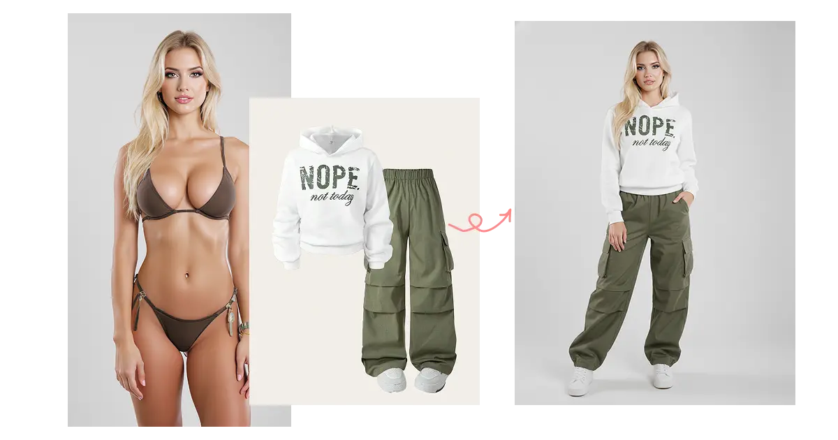 Kolors virtual try-on alternative for outfit changer