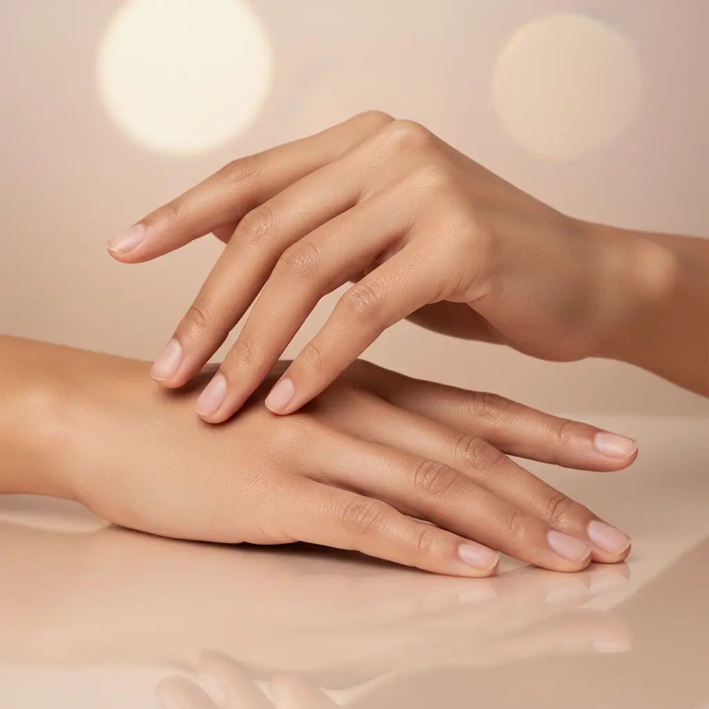 Ring Hand Model Close-Up