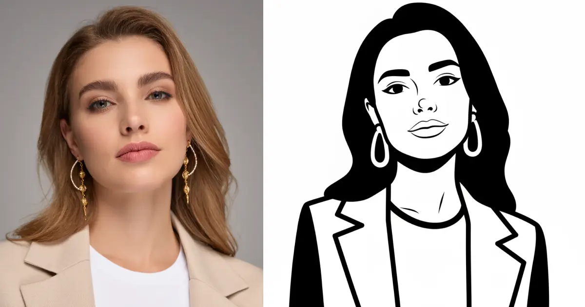 Clean avatar preserving facial features