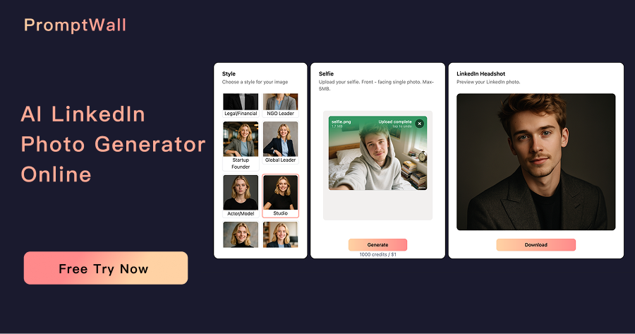 AI linked photo generator