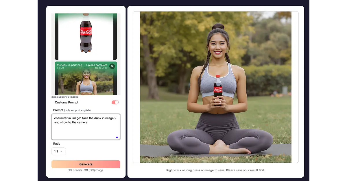AI virtual influencer for social media and e-commerce