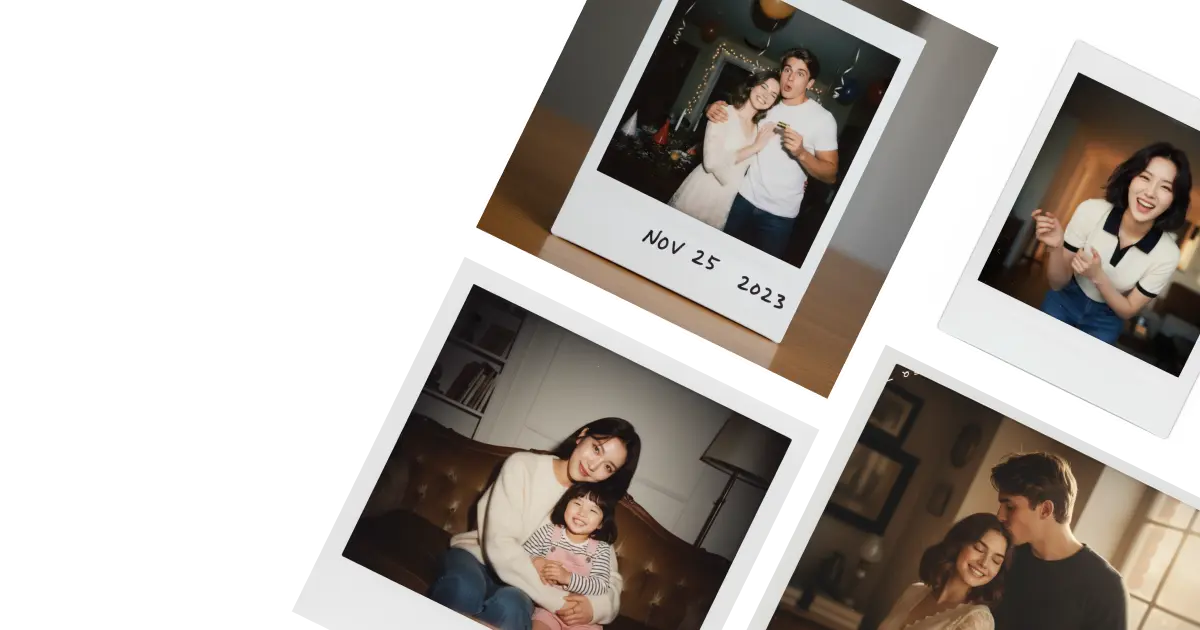 Polaroid Gemini AI templates